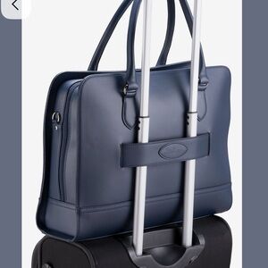 Su.B. dgn Leather Briefcase
